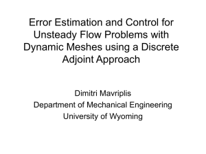 Error Estimation and Control for Unsteady Flow Problems with
