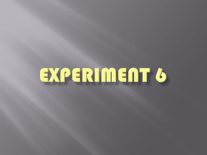 Experiment 6