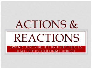 Actions & Reactions - White Plains Public Schools