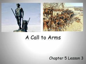 A Call to Arms powerpoint