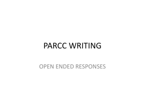 PARCC Writing Rubric and Examples Powerpoint