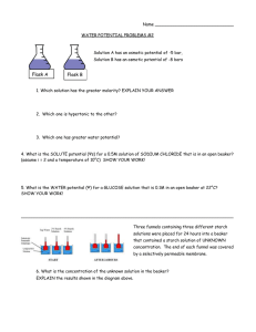 Water potential problems #2