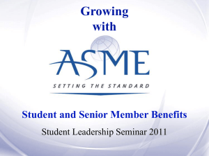 ASME for Engineering Students