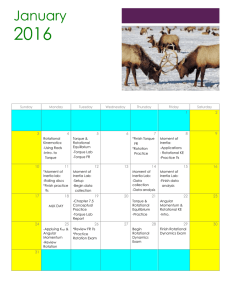 AP Physics 1 Calendar