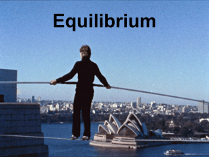 6.1 Equilibrium