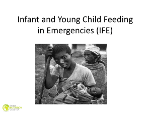 Module 17: Infant and Young Child Feeding