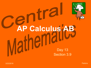 AP Calculus AB