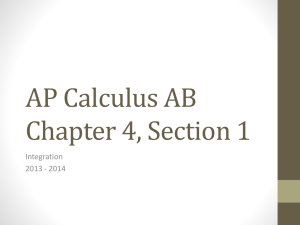 AP Calculus AB Chapter 4, Section 1