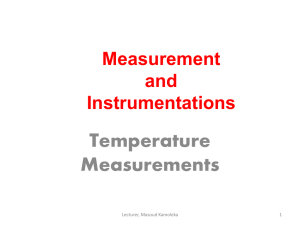 Measurement Lecture two