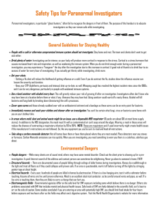 2014 Paranormal Safety Pamphlet word file