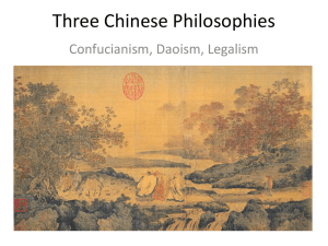 Chinese philosophies PPT
