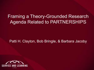 Partnerships - 2012 Proceedings Homepage