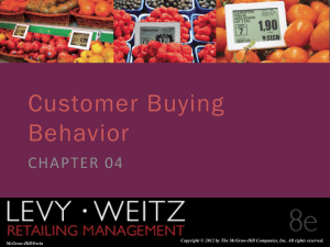 Customer Buying Behavior - Cal State LA