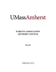 Last Updated March 22, 2015 - University of Massachusetts Amherst