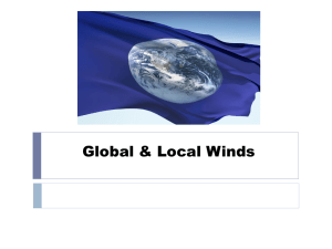 Global & Local Winds