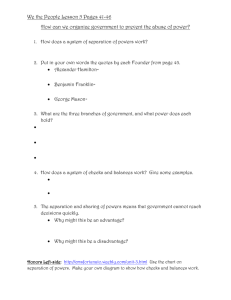 We the People Lesson 5 Pages 41-46