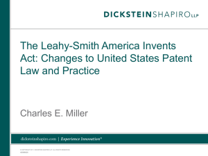 The Leahy-Smith America Invents Act