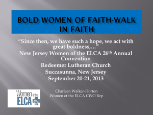 New Jersey Women of the ELCA