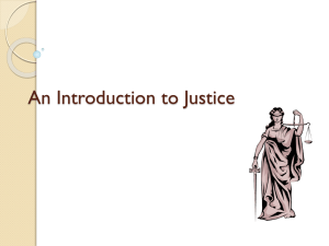 Intro to Justice