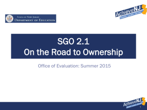 SGO 2.1 Presentation - State of New Jersey