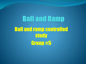 Ball and Ramp
