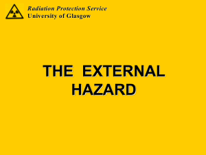 Lecture 4: The External Hazard