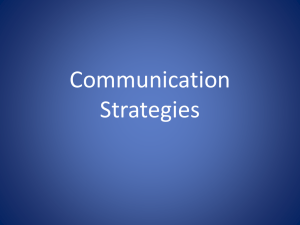 2 Communication Strategies