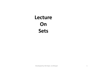 Set Theory in Discrete Structures, By