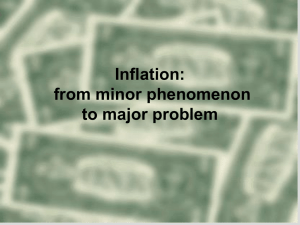 Inflation and the Crisis of Keynesian Theory