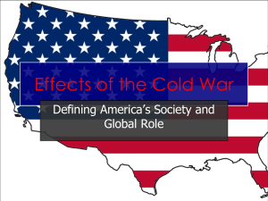 USA Cold War Ends