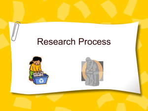Research Process Project