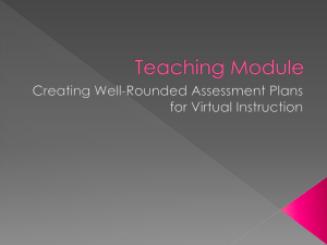 Teaching Module - K-12 Virtual Schools