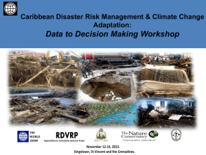 Caribbean Disaster Risk Management & Climate