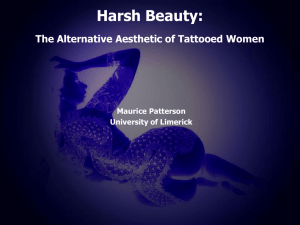 Harsh Beauty: The Alternative Aesthetic of Tattooed Women
