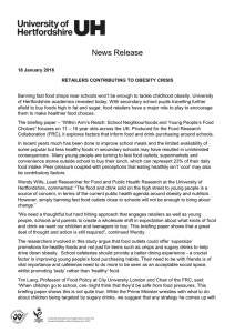 the press release - Food Research Collaboration