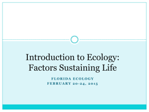 Intro to Ecology ppt.