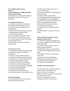 Art 4 midterm study guide Fall 15-Part One
