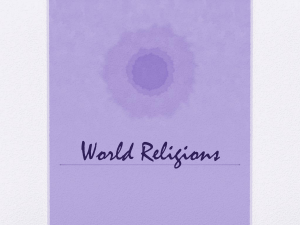 world religions powerpoint