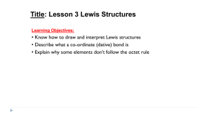 Lewis Structures