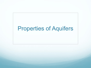 Properties of Aquifers