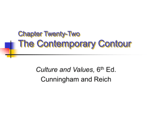 Chapter Twenty-Two The Contemporary Contour