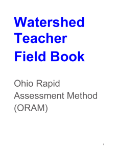 Teacher Field Book- ORAM