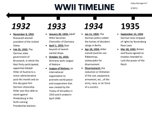 WWII Finished Timeline Page 1 Language Arts 8th