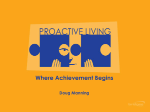 Proactive Living Presentation