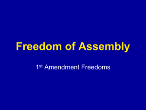 Freedom of Assembly - Methacton School District