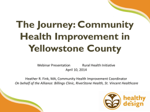 Presentation Slides - Montana AHEC and Office of Rural Health