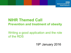 What makes a good NIHR application and how can the RDS help?