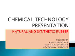 16natural and synthetic rubber
