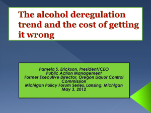 Deregulation, Cost of Getting it Wrong