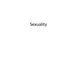 Sexuality - University of Warwick